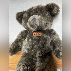 1988 Chrisha Playful Plush Brown Teddy 22” Tall with Collar Tag, soft & cuddly.